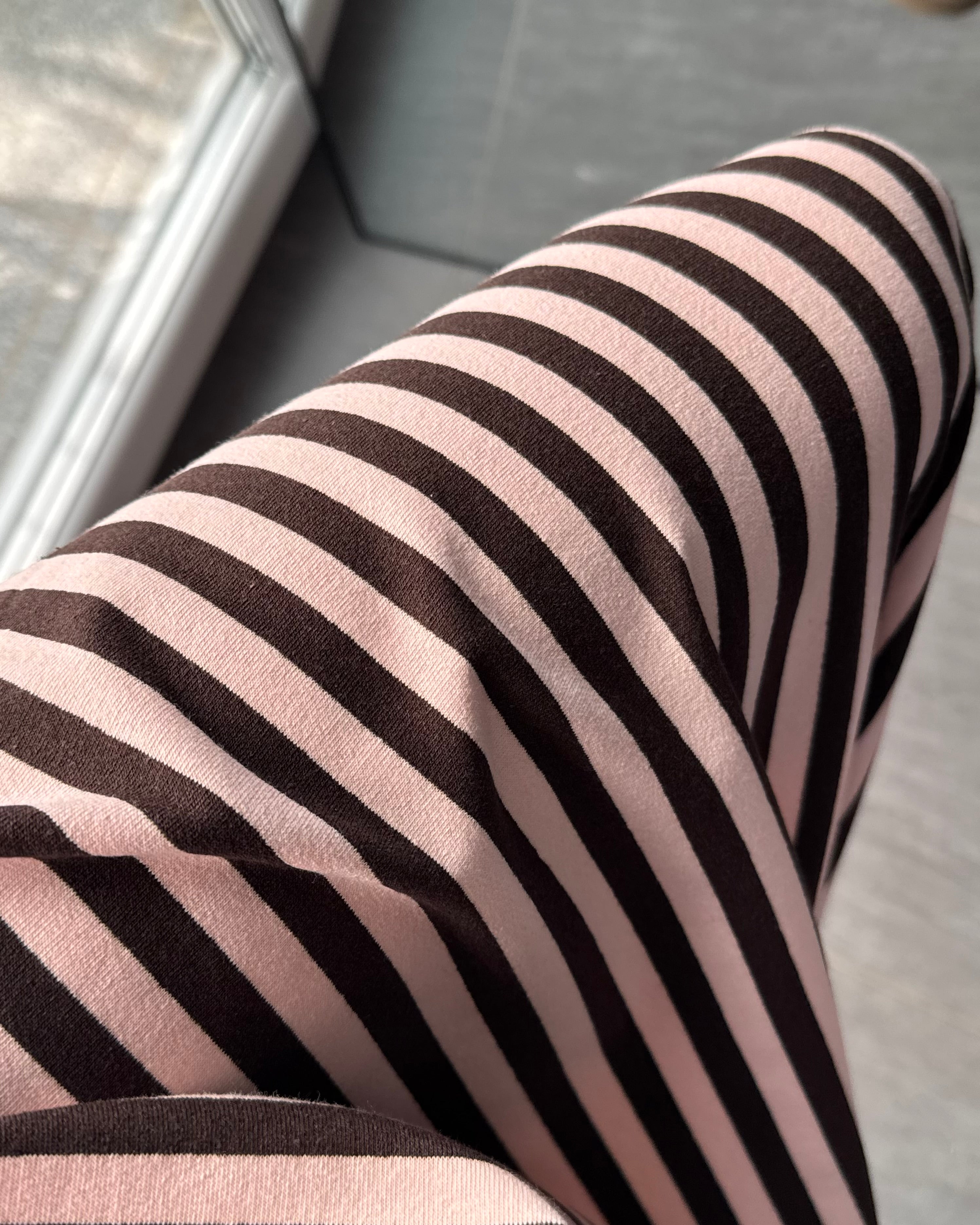 Midikleid Sienna Stripes Braun