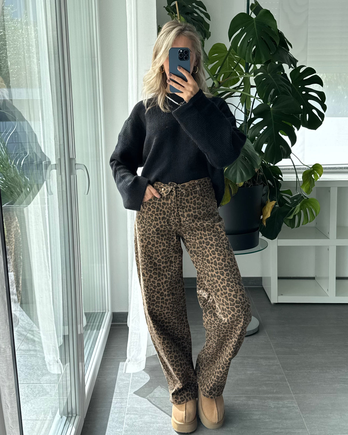 Strickpullover Cozy Black