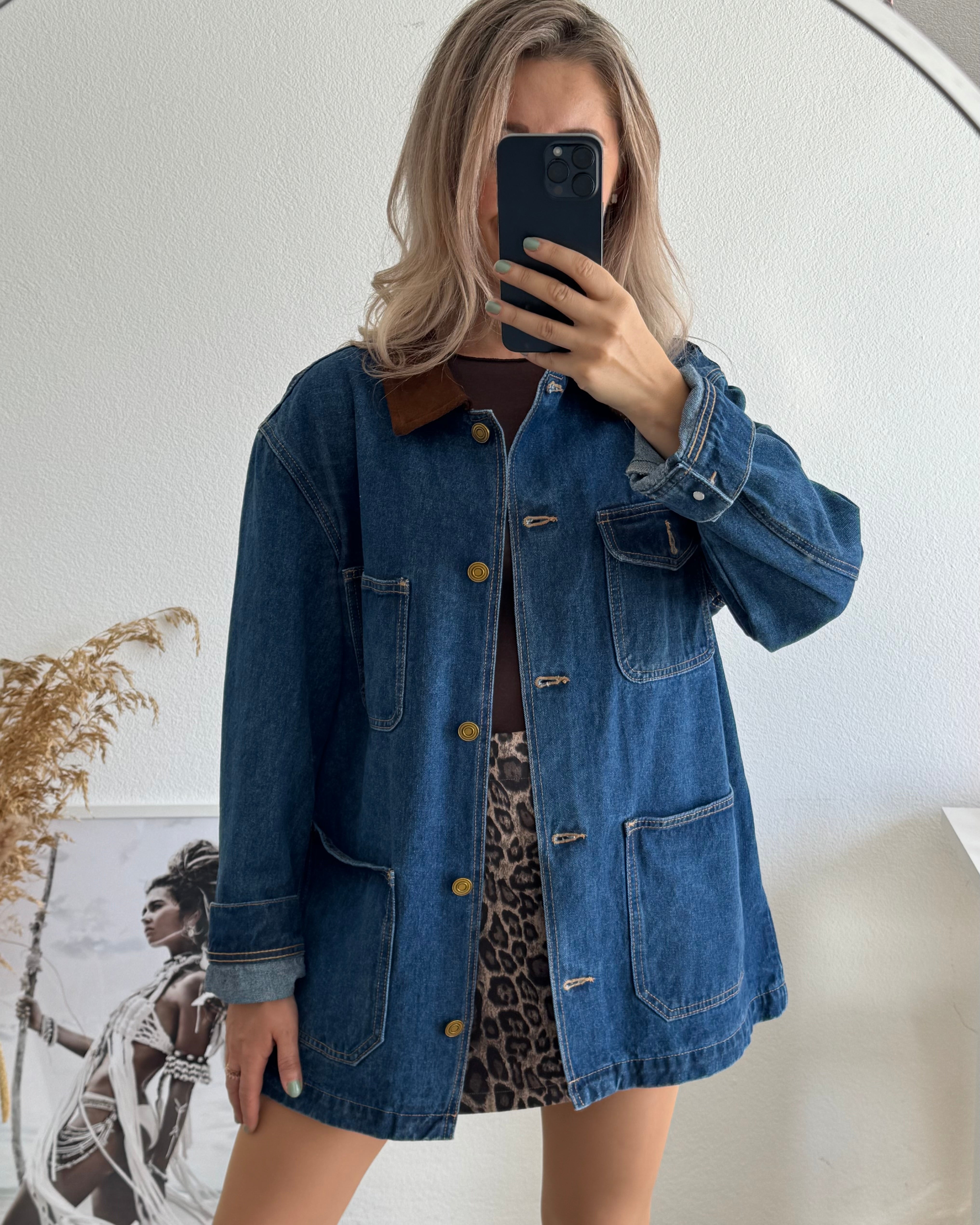 Oversize Jeansjacke