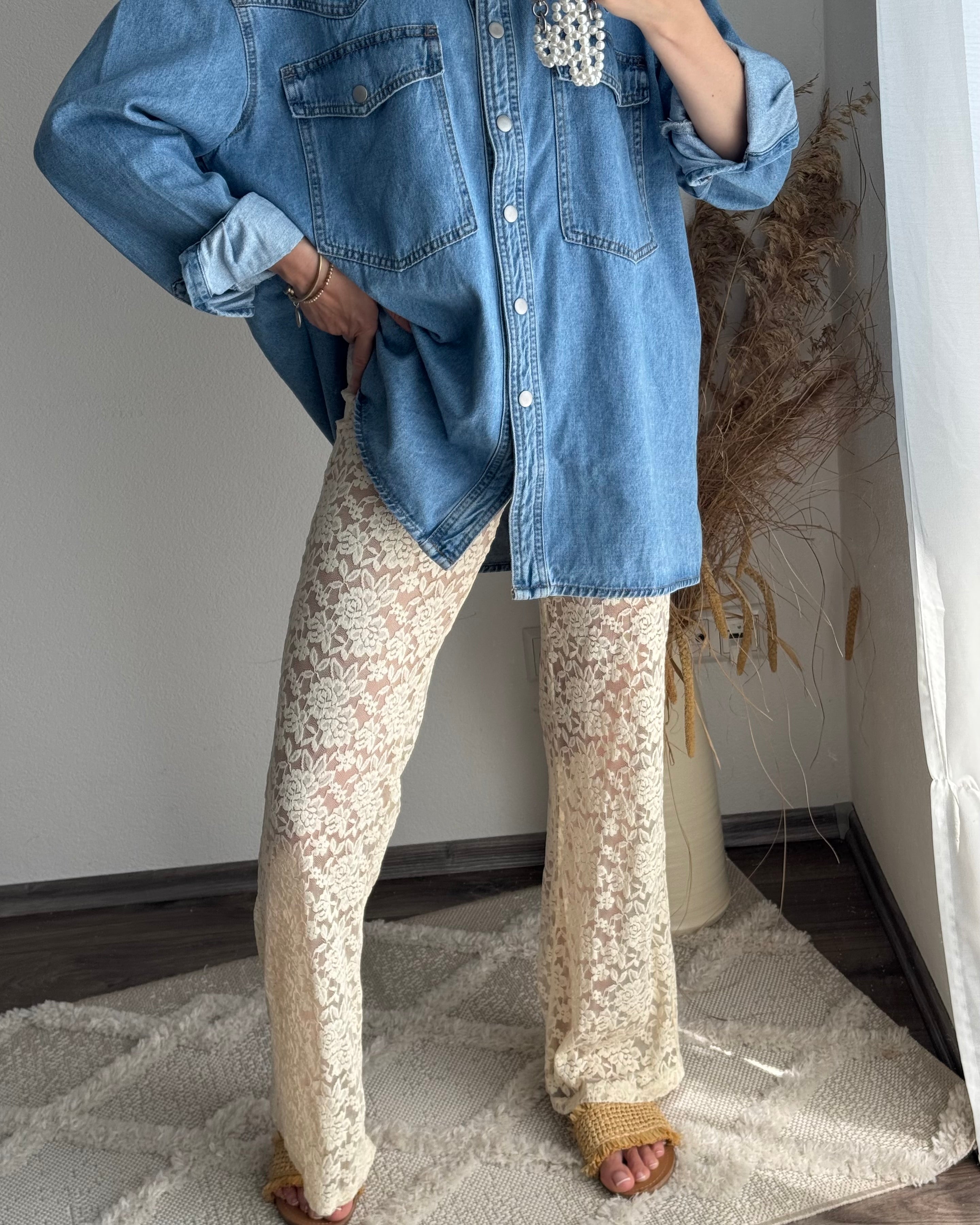 Oversize Jeanshemd