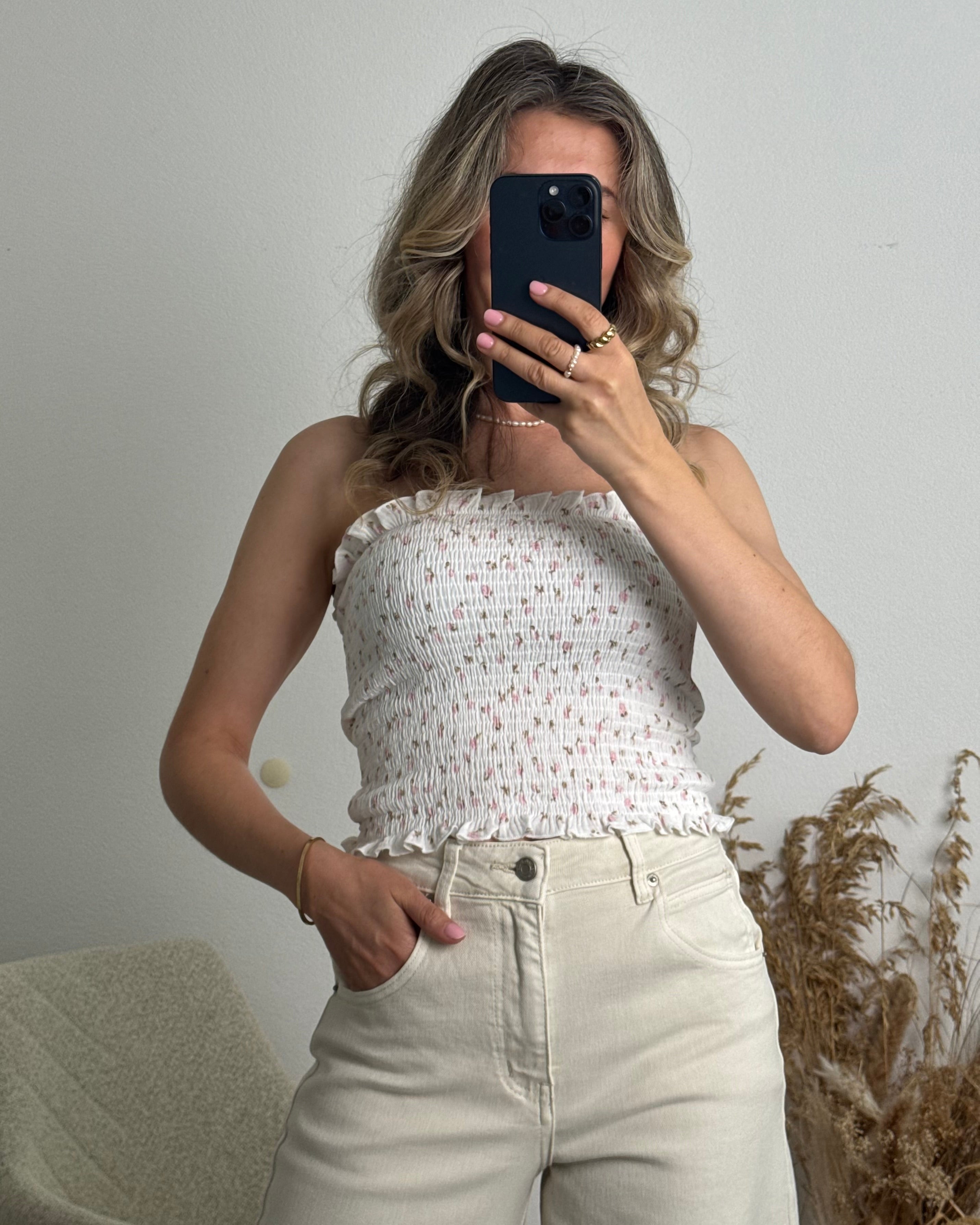 Cotton Ruffle Top