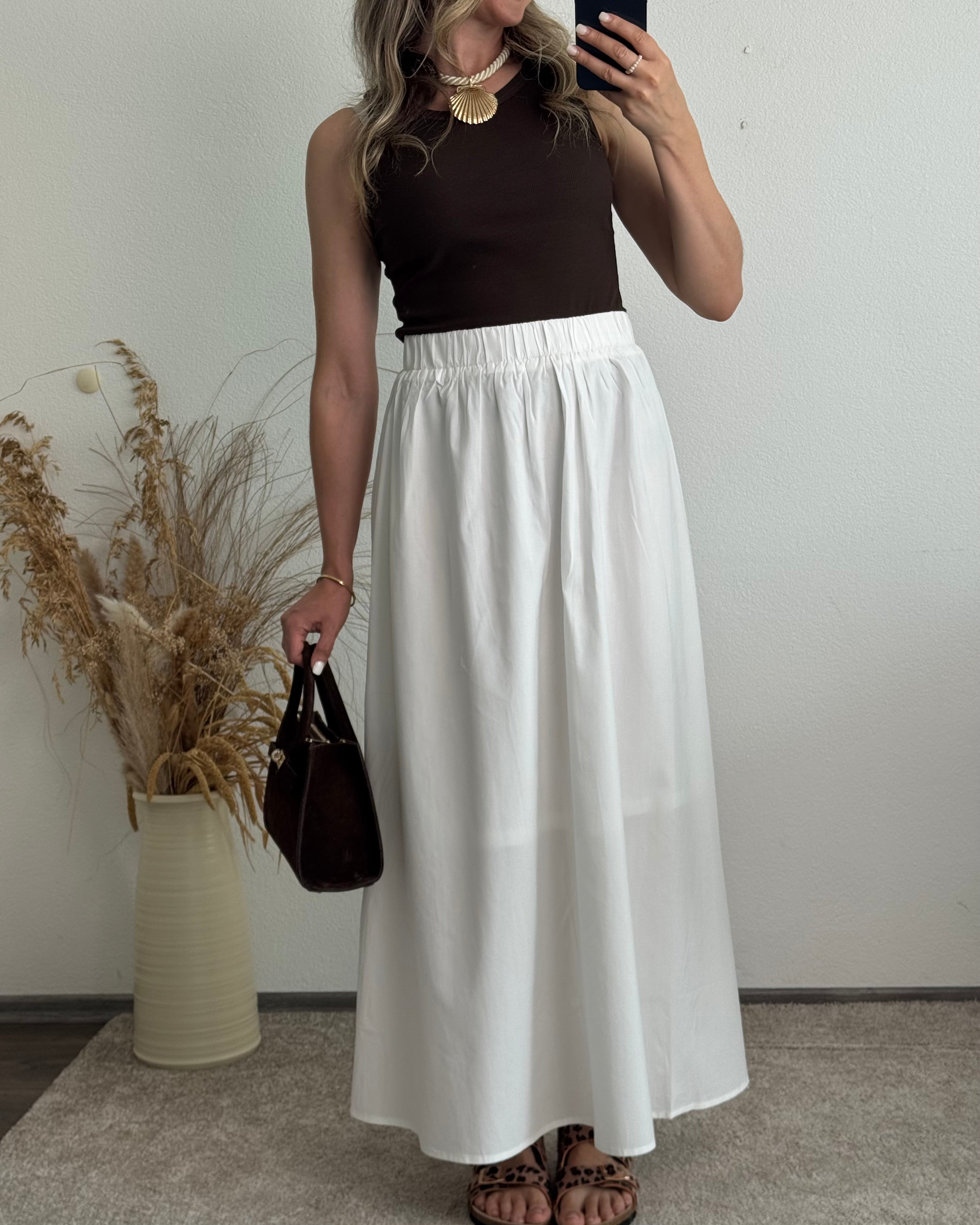 Maxi-Summerskirt weiß