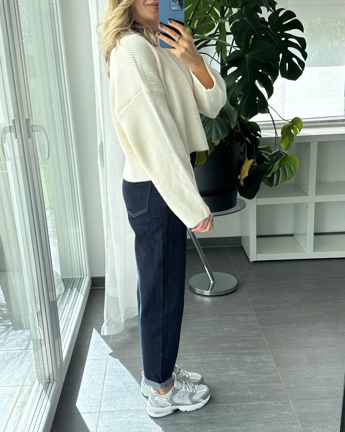 MOM JEANS Deep Blue