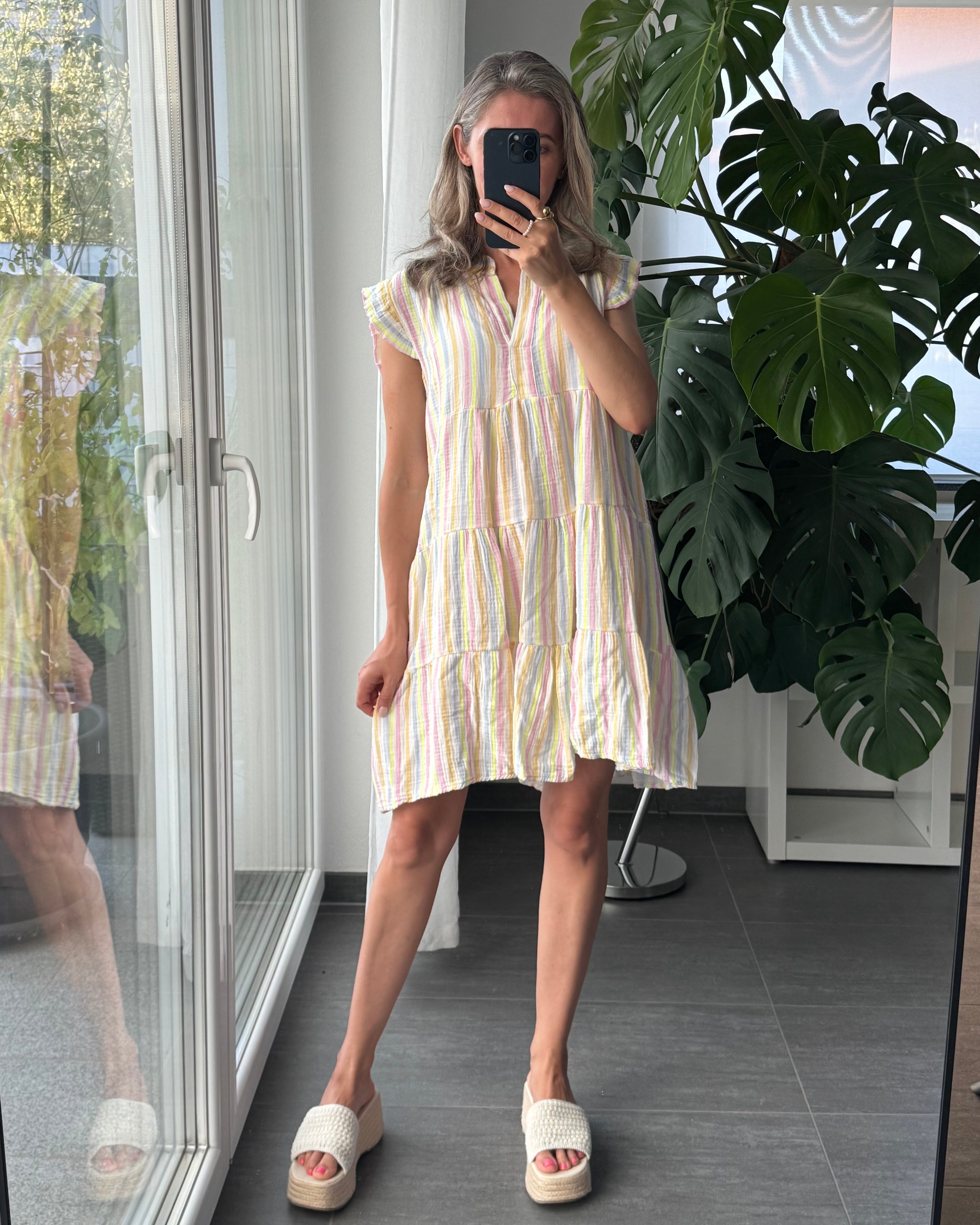 Musselinkleid Leni Pastel