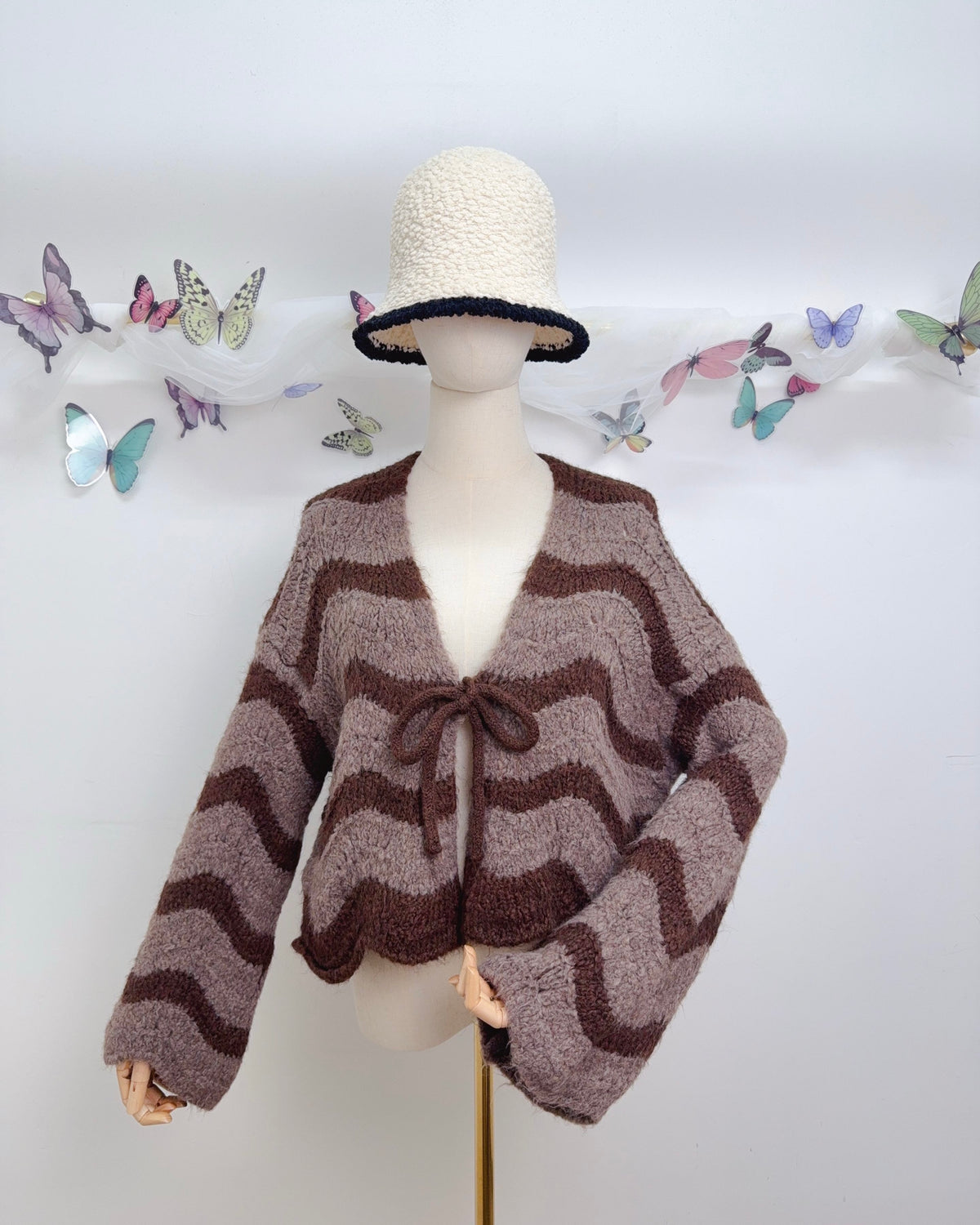 Cardigan mit Schleife WAVE