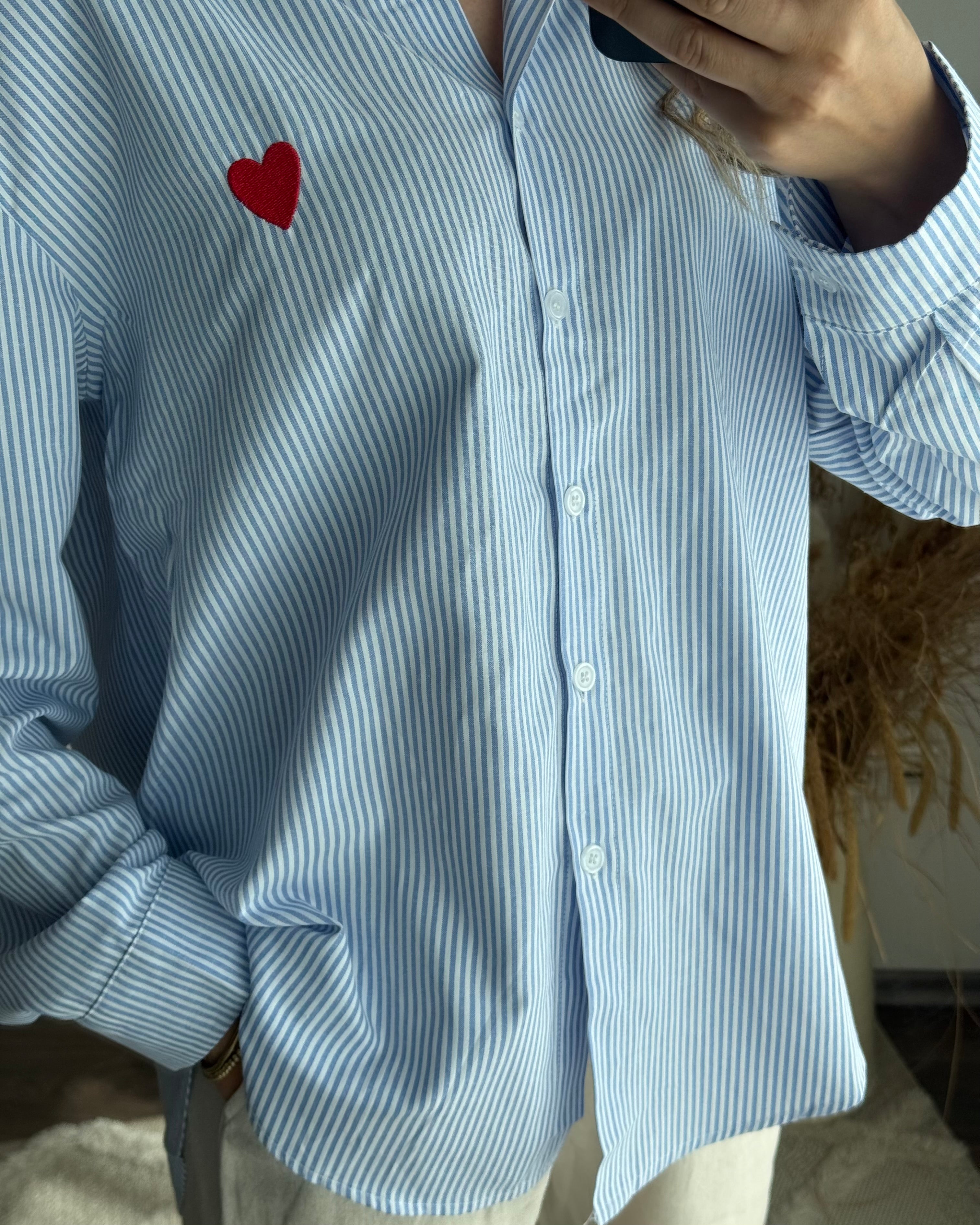 Gestreiftes Hemd HEART