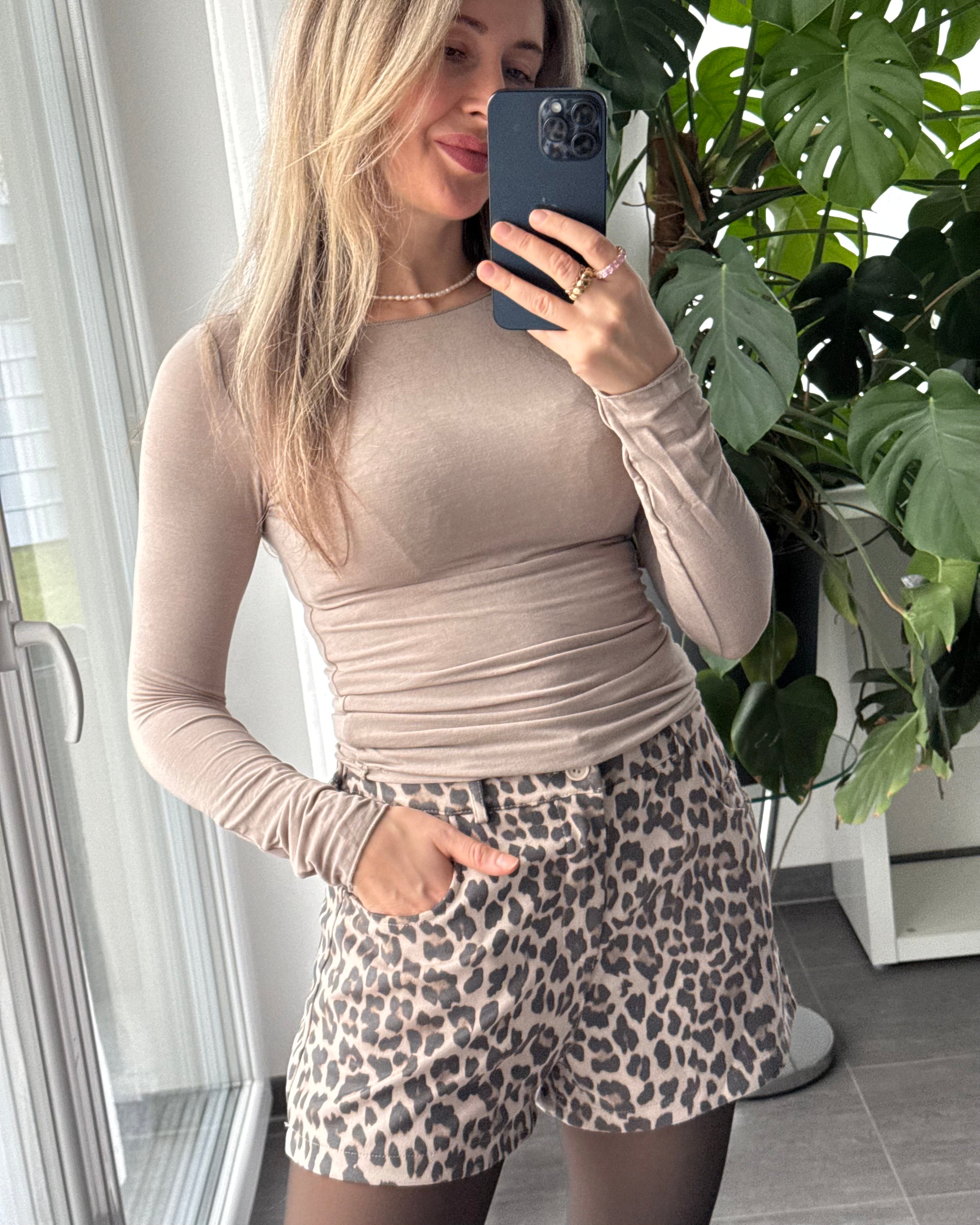 Supersoft & Stretchy Basictop Taupe