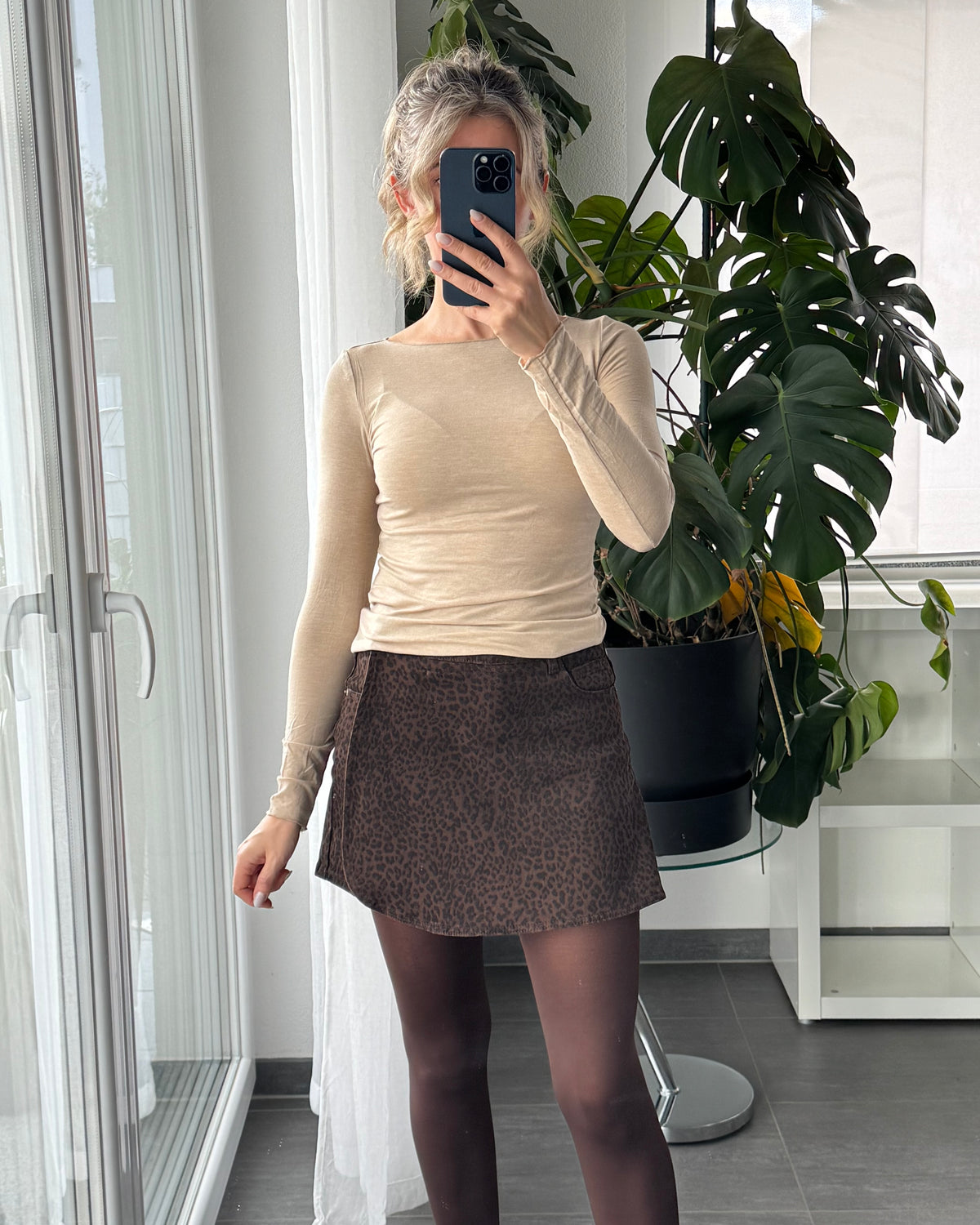 Skort Leo love Braun
