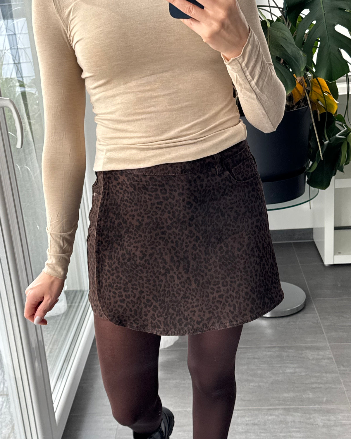 Skort Leo love Braun